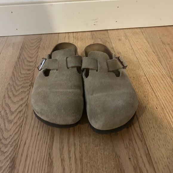 Birkenstock Shoes - Birkenstock Suede Slip-On Clogs